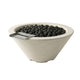 Prism Hardscapes Verona Small Concrete Gas Fire and Water Bowl, 24-Inch