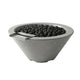 Prism Hardscapes Verona Small Concrete Gas Fire and Water Bowl, 24-Inch