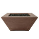 Prism Hardscapes Lombard Tall Concrete Gas Fire Pit, 32-Inch