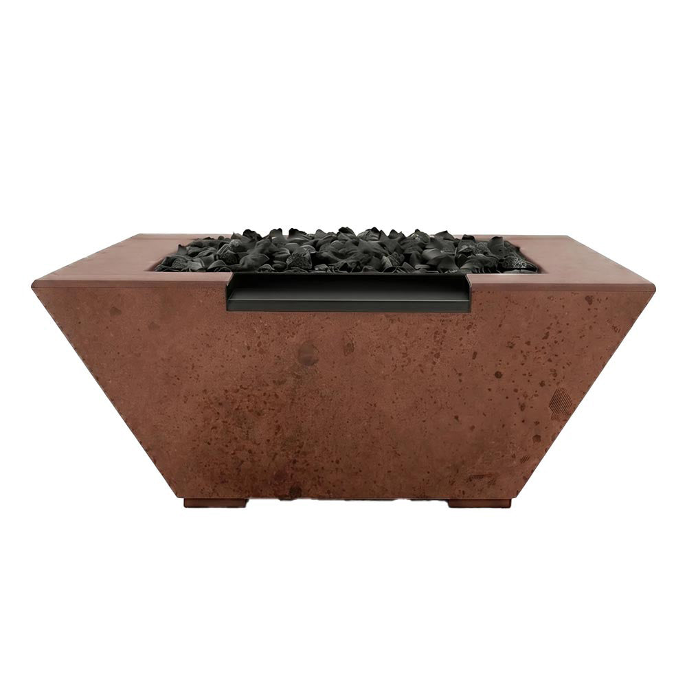 Prism Hardscapes Lombard Tall Concrete Gas Fire and Water Pit, 32-Inch