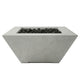 Prism Hardscapes Lombard Tall Concrete Gas Fire Pit, 32-Inch