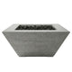 Prism Hardscapes Lombard Tall Concrete Gas Fire Pit, 32-Inch
