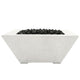 Prism Hardscapes Lombard Tall Concrete Gas Fire Pit, 32-Inch