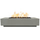 Prism Hardscapes PH-457 Tavola 72 Narrow Concrete Gas Fire Pit, 72x24-Inch