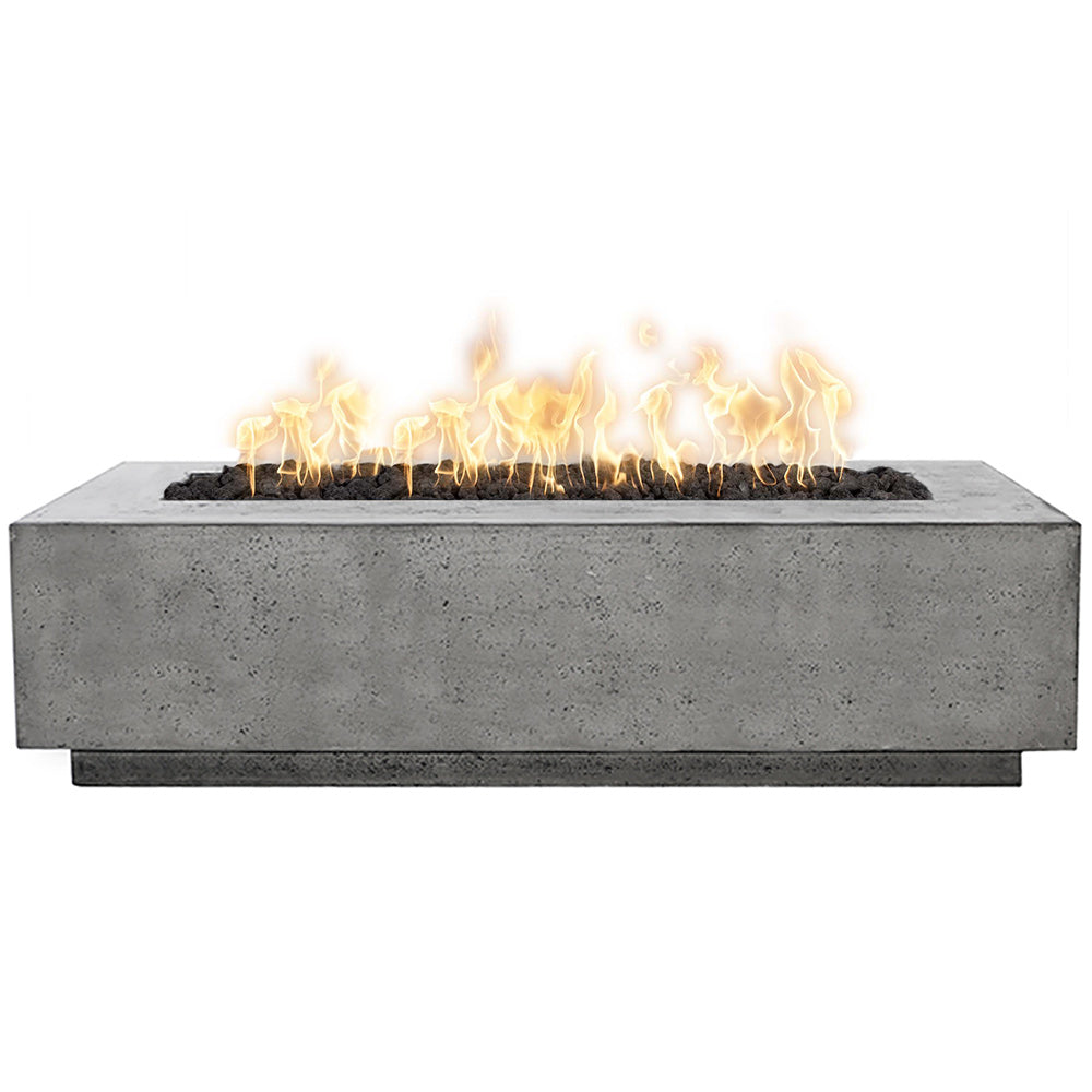 Prism Hardscapes PH-457 Tavola 72 Narrow Concrete Gas Fire Pit, 72x24-Inch