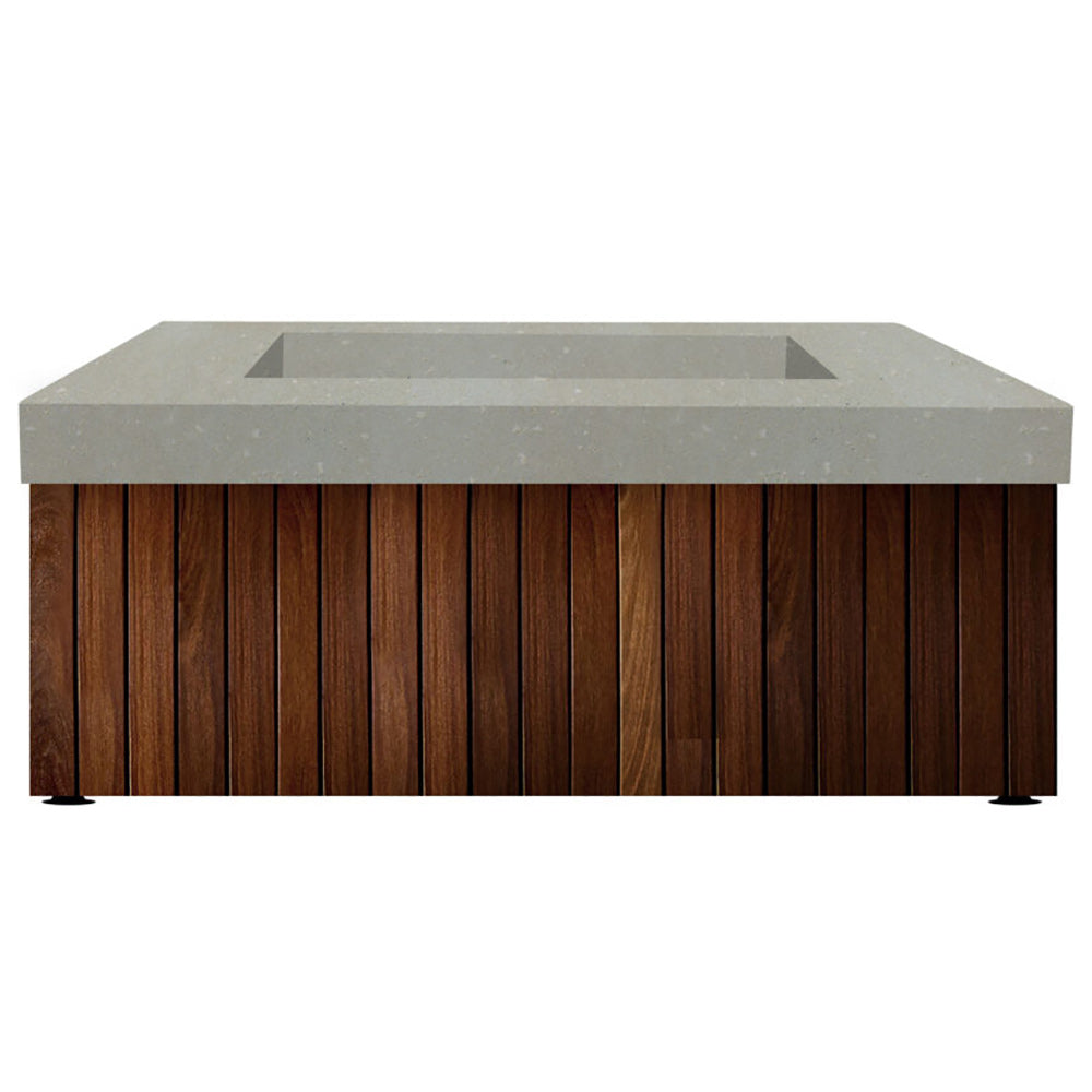 Prism Hardscapes PH-482 Manchester Concrete Gas Fire Pit, 42-Inch