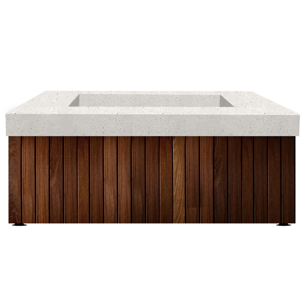 Prism Hardscapes PH-482 Manchester Concrete Gas Fire Pit, 42-Inch