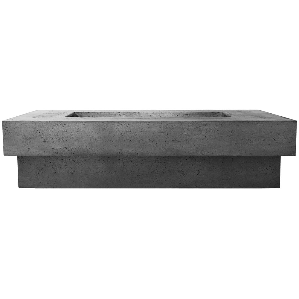 Prism Hardscapes PH-485 Elevate Concrete Gas Fire Pit, 80x38-Inch