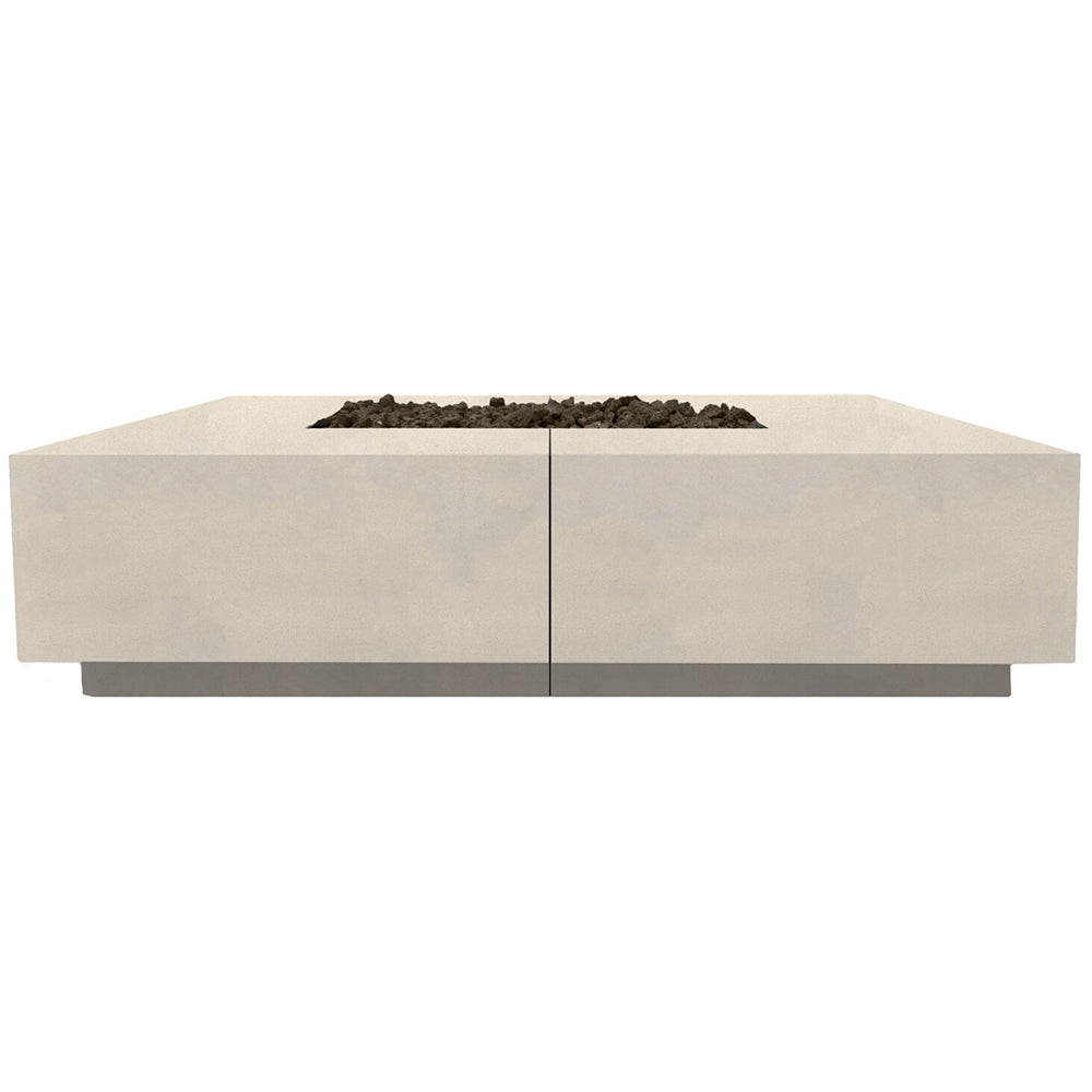 Prism Hardscapes PH-487 Largo Concrete Gas Fire Pit, 96x96-Inch