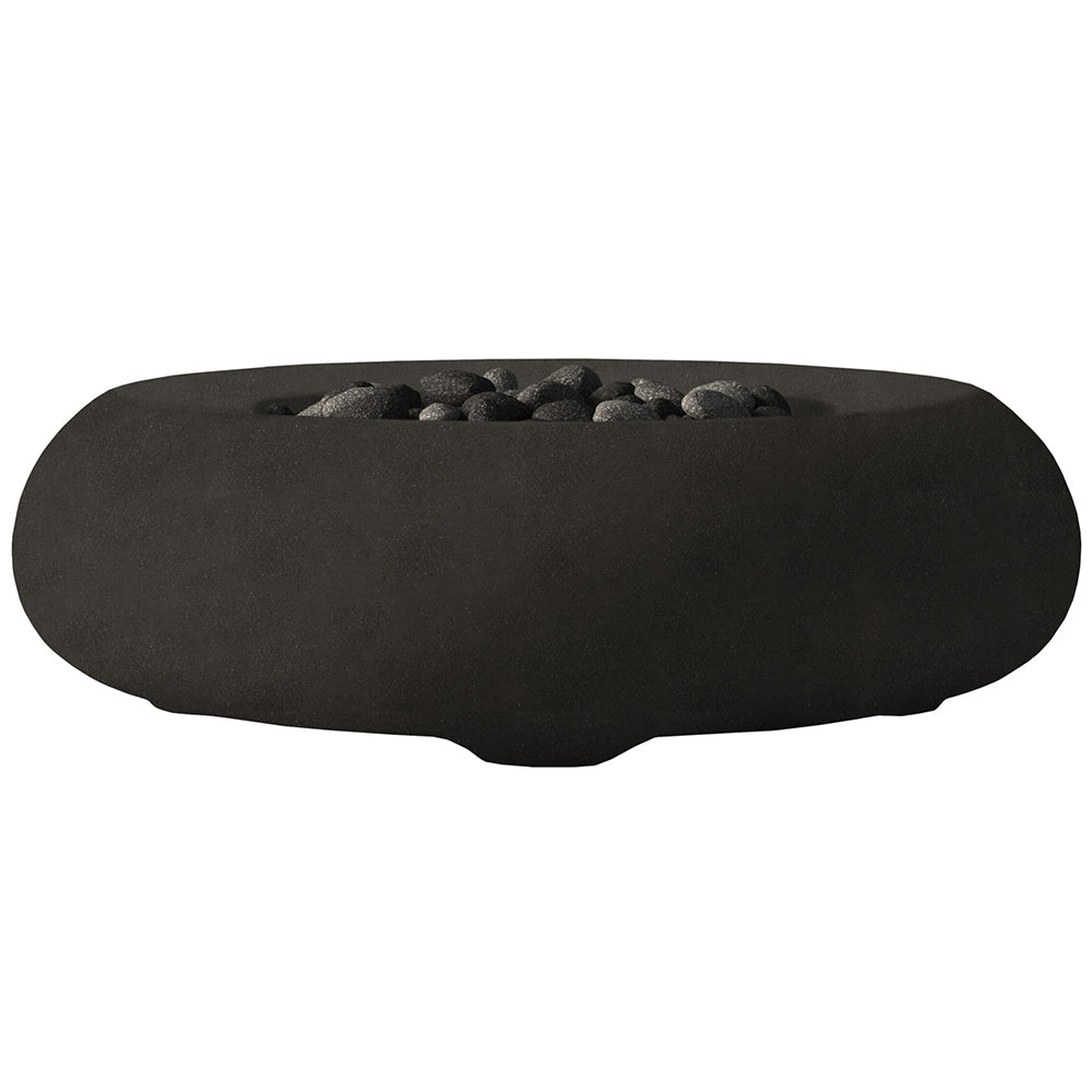 Prism Hardscapes Pietra Concrete Gas Fire Bowl, 48.75-Inch