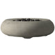 Prism Hardscapes Pietra Concrete Gas Fire Bowl, 48.75-Inch
