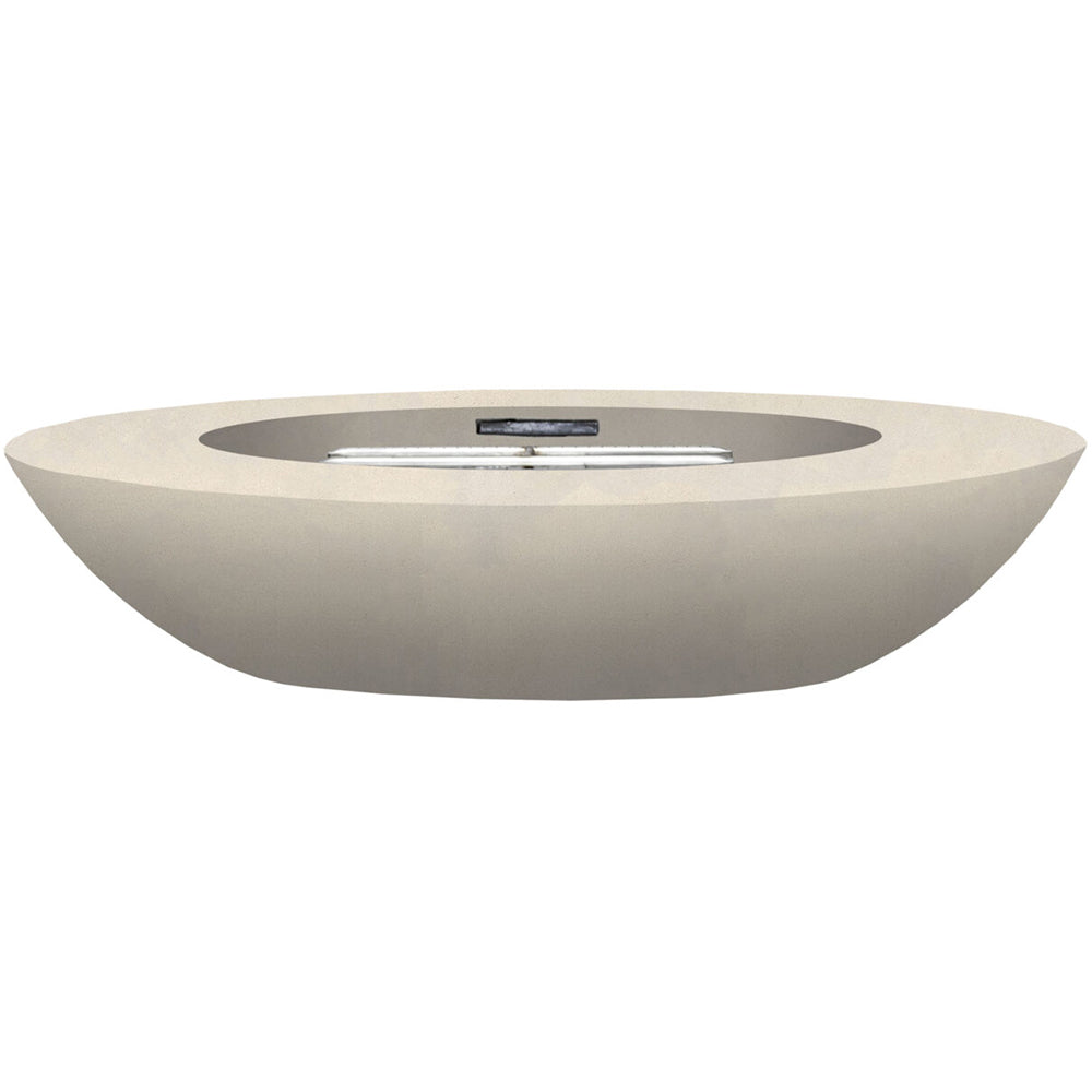 Prism Hardscapes PH-707 Ovale Concrete Gas Fire Pit, 45x79-Inch