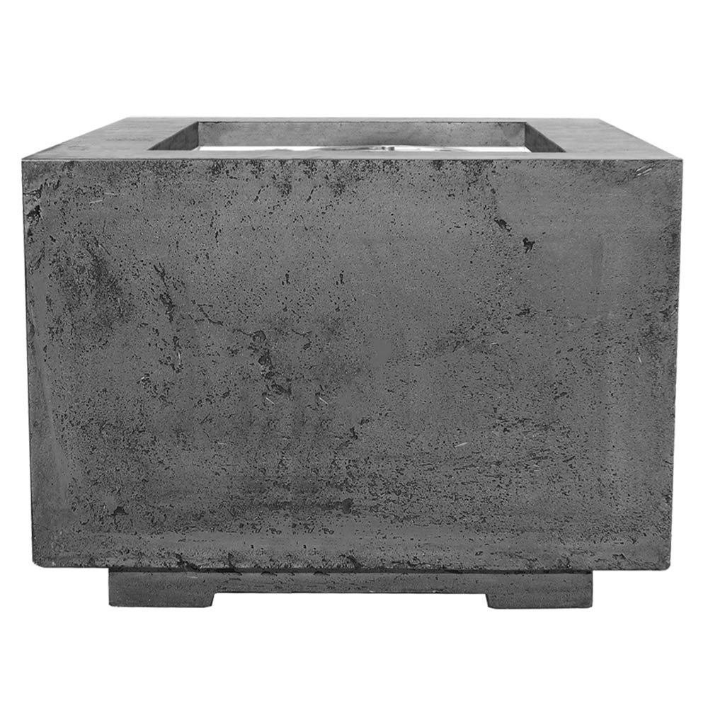 Prism Hardscapes PH-716 Scatola 2 Concrete Gas Fire Pit, 24x24-Inch