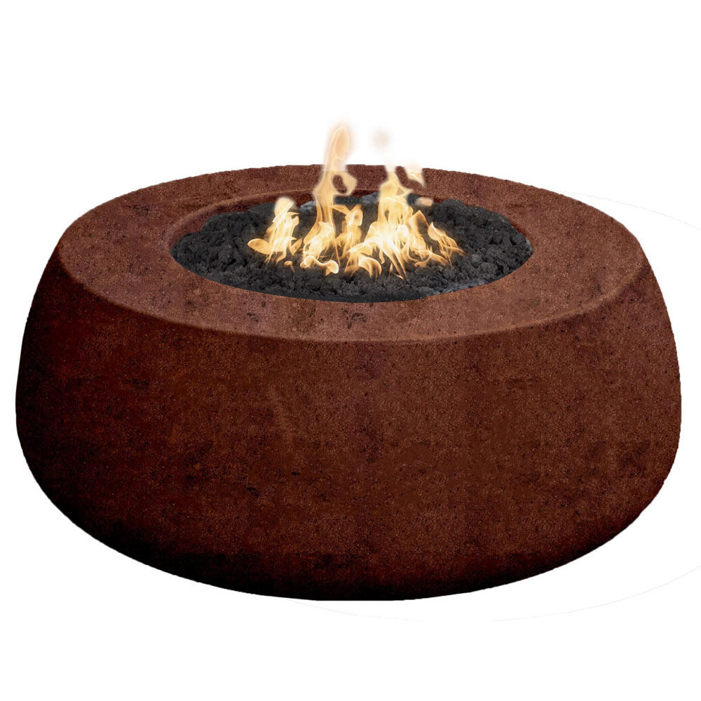 Prism Hardscapes Dune Concrete Gas Fire Bowl, 42-Inch