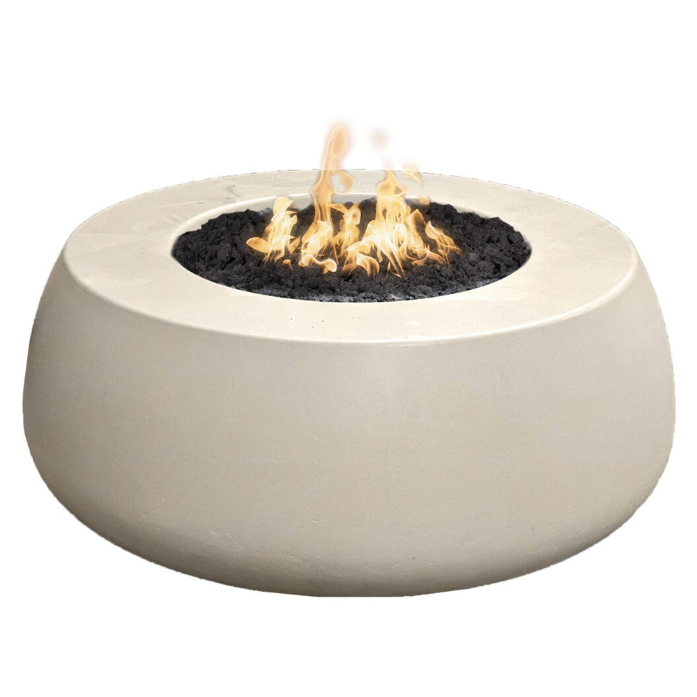 Prism Hardscapes PH-721 Dune Concrete Gas Fire Bowl, 42-Inch