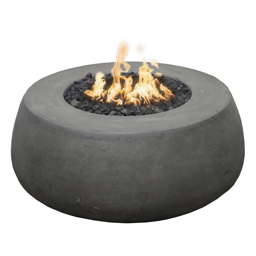 Prism Hardscapes PH-721 Dune Concrete Gas Fire Bowl, 42-Inch