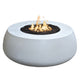 Prism Hardscapes Dune Concrete Gas Fire Bowl, 42-Inch