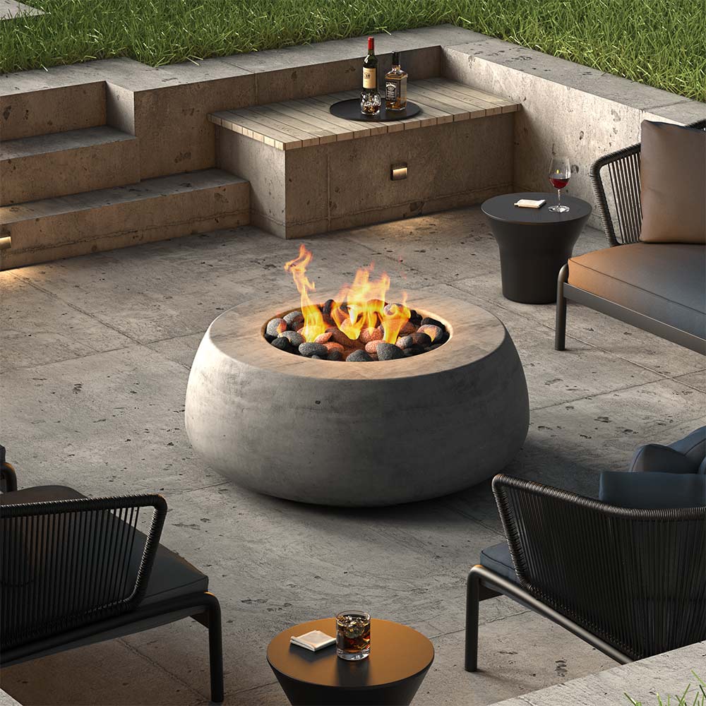 Prism Hardscapes Pentola 1 Gas Fire Pedestal - Thumbnail 5