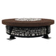 Prism Hardscapes PH-FUEGO54 Fuego Electronic Ignition Concrete Gas Fire Pit, 54-Inch