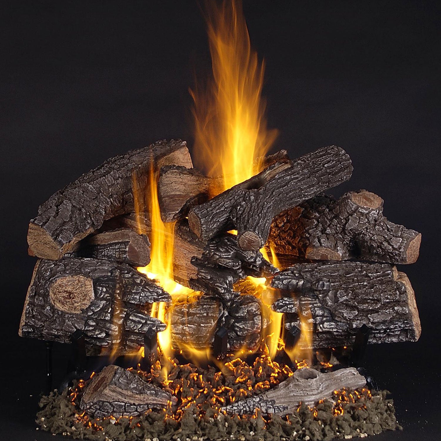 Rasmussen SS-PH-Kit TimberFire Stainless Steel Fireplace Log Set