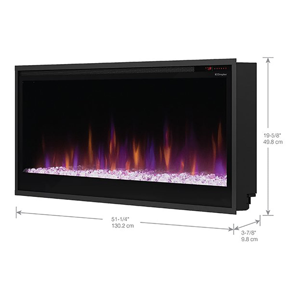Dimplex Multi-Fire SL Built-In Electric Fireplace, 50-Inch