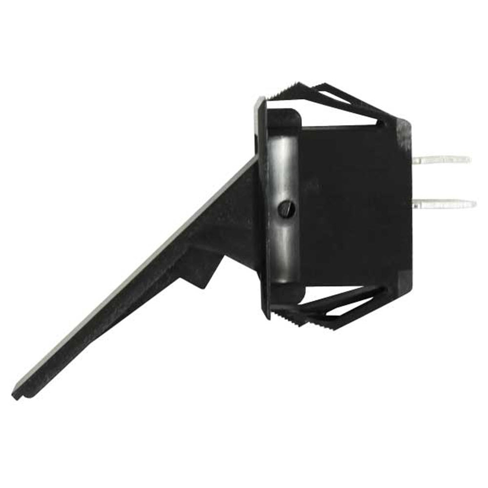 Replacement hopper switch with black lever and metal pin terminals