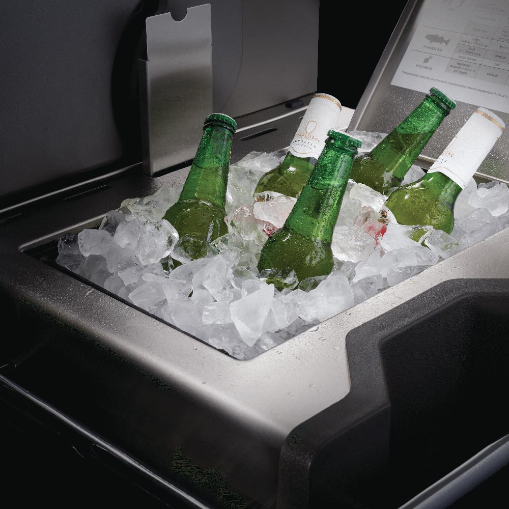 Napoleon PRO665RSIBSS-3 Prestige PRO 665 Gas Grill On Cart with Rotisserie and Side Burner, 36-Inches