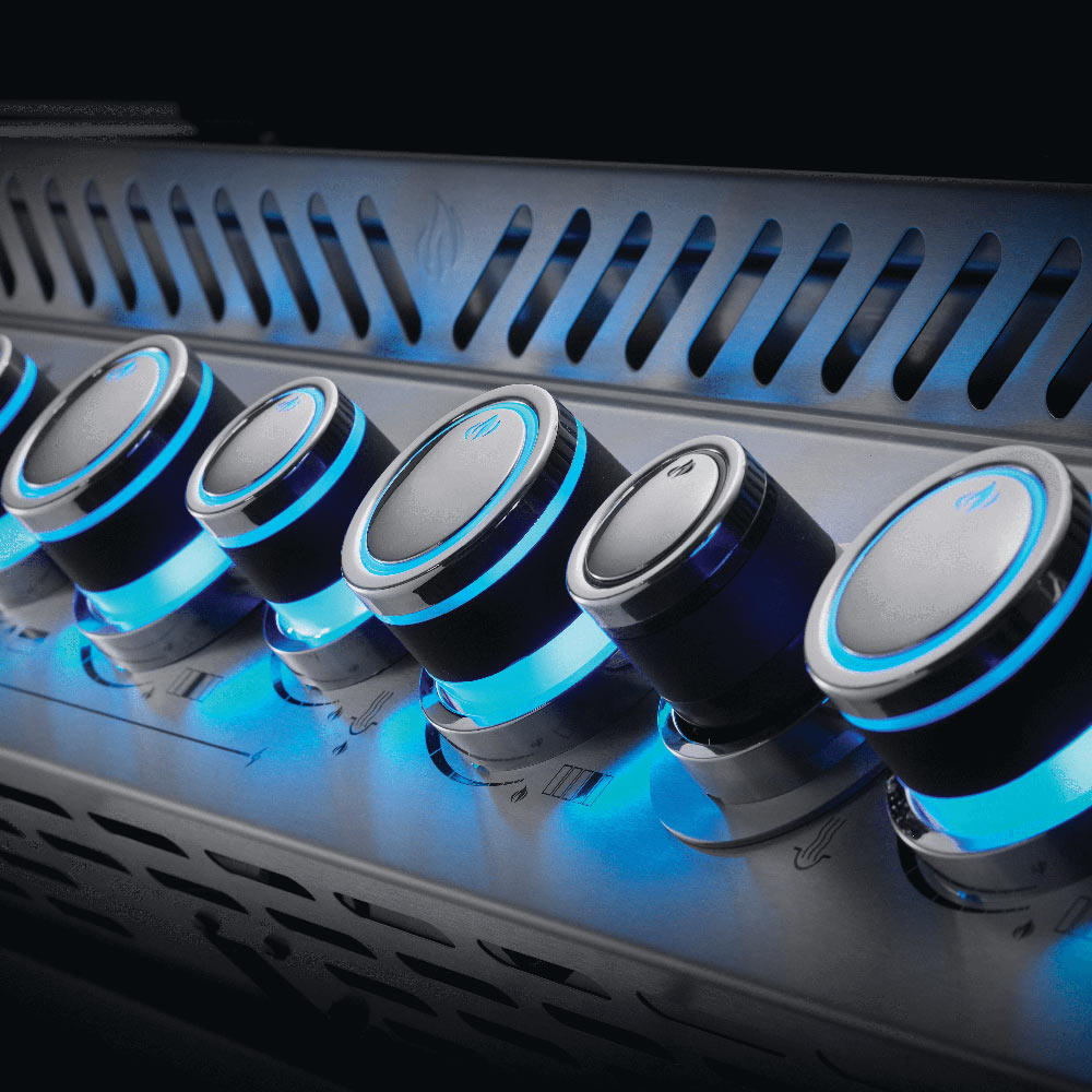 Napoleon PRO665RSIBSS-3 Prestige PRO 665 Gas Grill On Cart with Rotisserie and Side Burner, 36-Inches