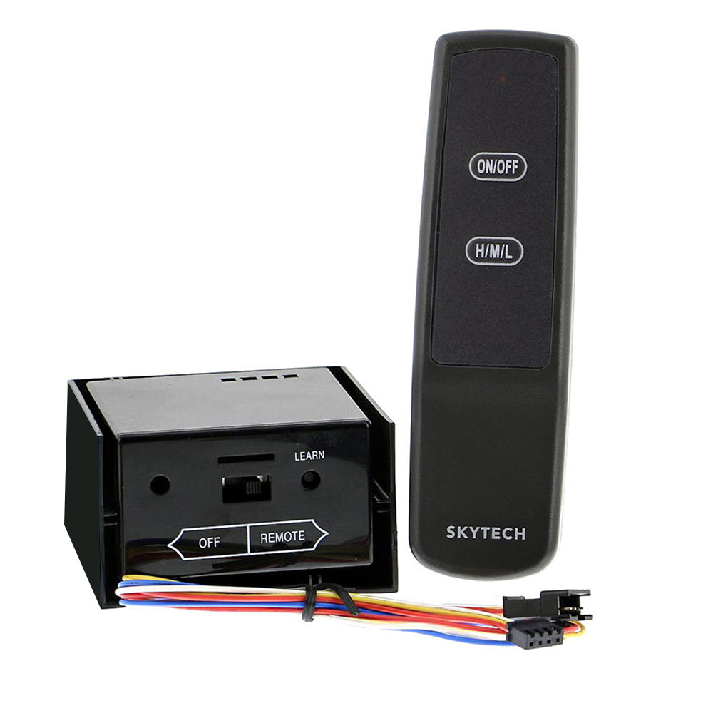 Skytech remote control kit with handheld remote and receiver module