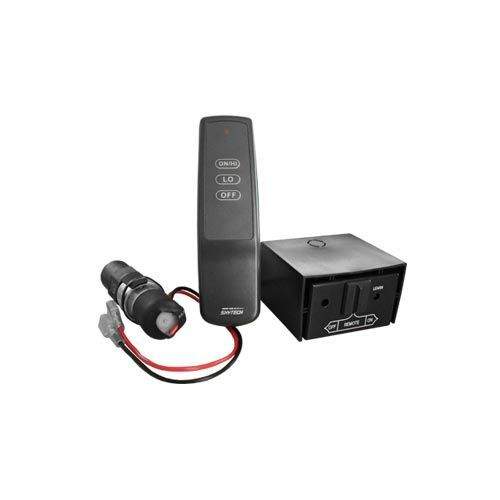Skytech remote control kit with motor drive, cable wiring, and plug-in connector