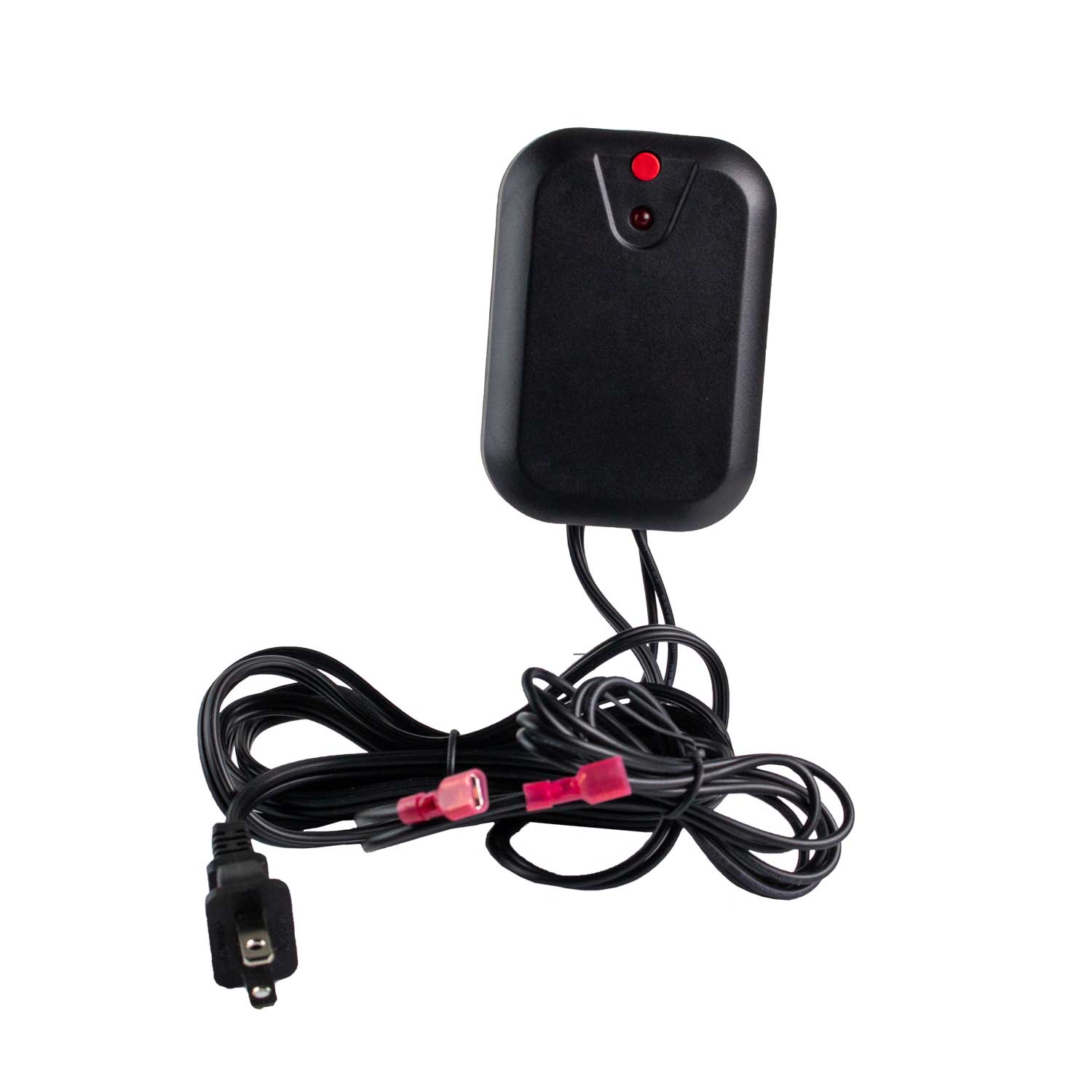 Remote sensor unit with red indicator light and attached power cable