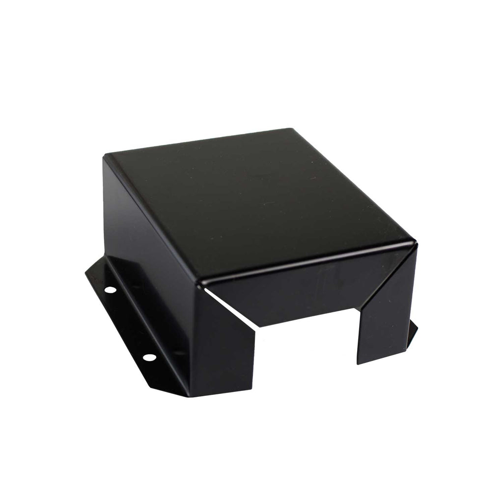 Fireplace remote timer/thermostat black wall bracket with screw holes