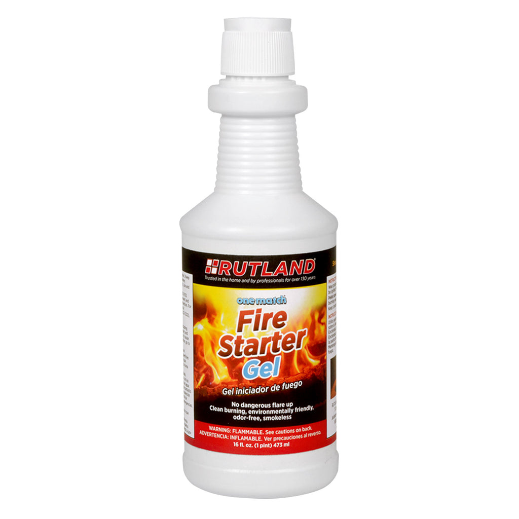 Rutland One Match Fire Starter Gel, 16 fl oz