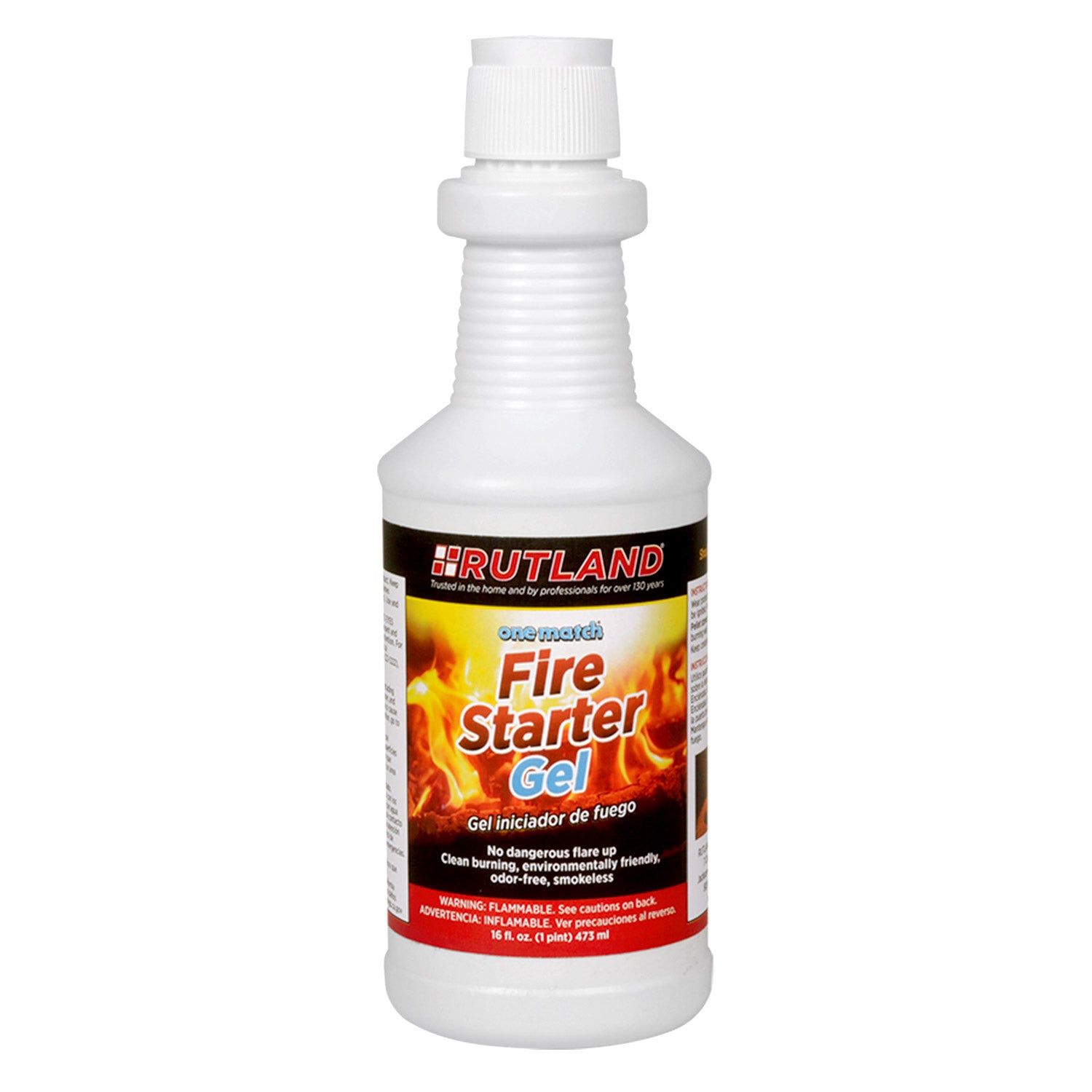 Rutland One Match Fire Starter Gel, 16 fl oz