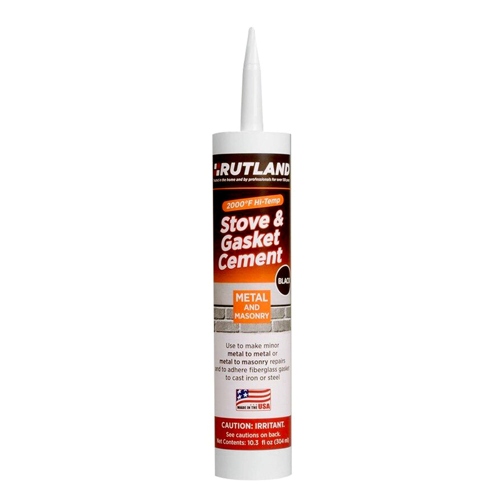 Rutland Stove and Gasket Cement, 10.3 oz Cartridge