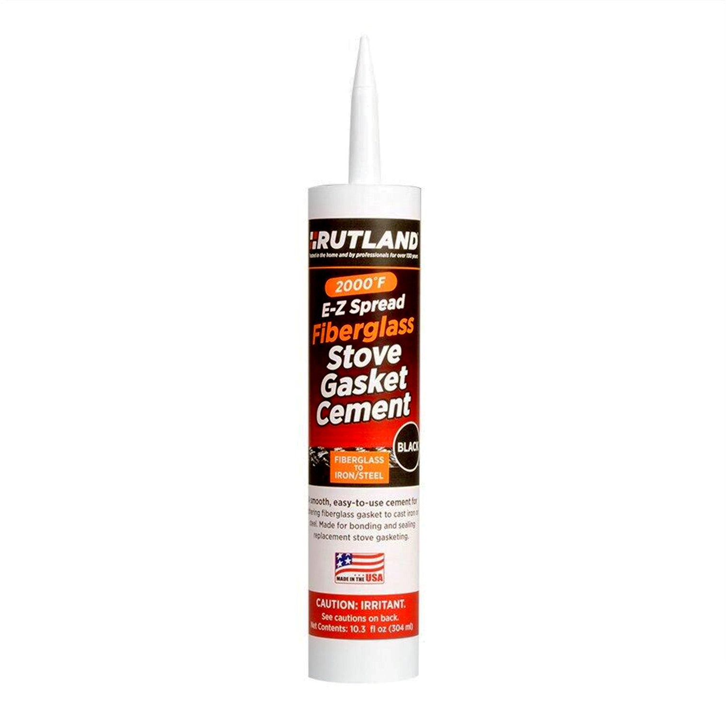 Rutland EZ Spread gasket cement cartridge, white, 10.3 oz