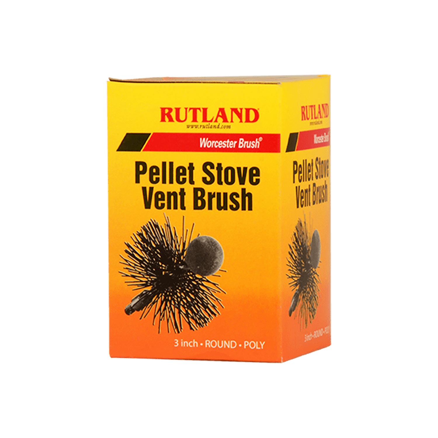 Rutland Chimney Sweep Round Pellet Stove Brush