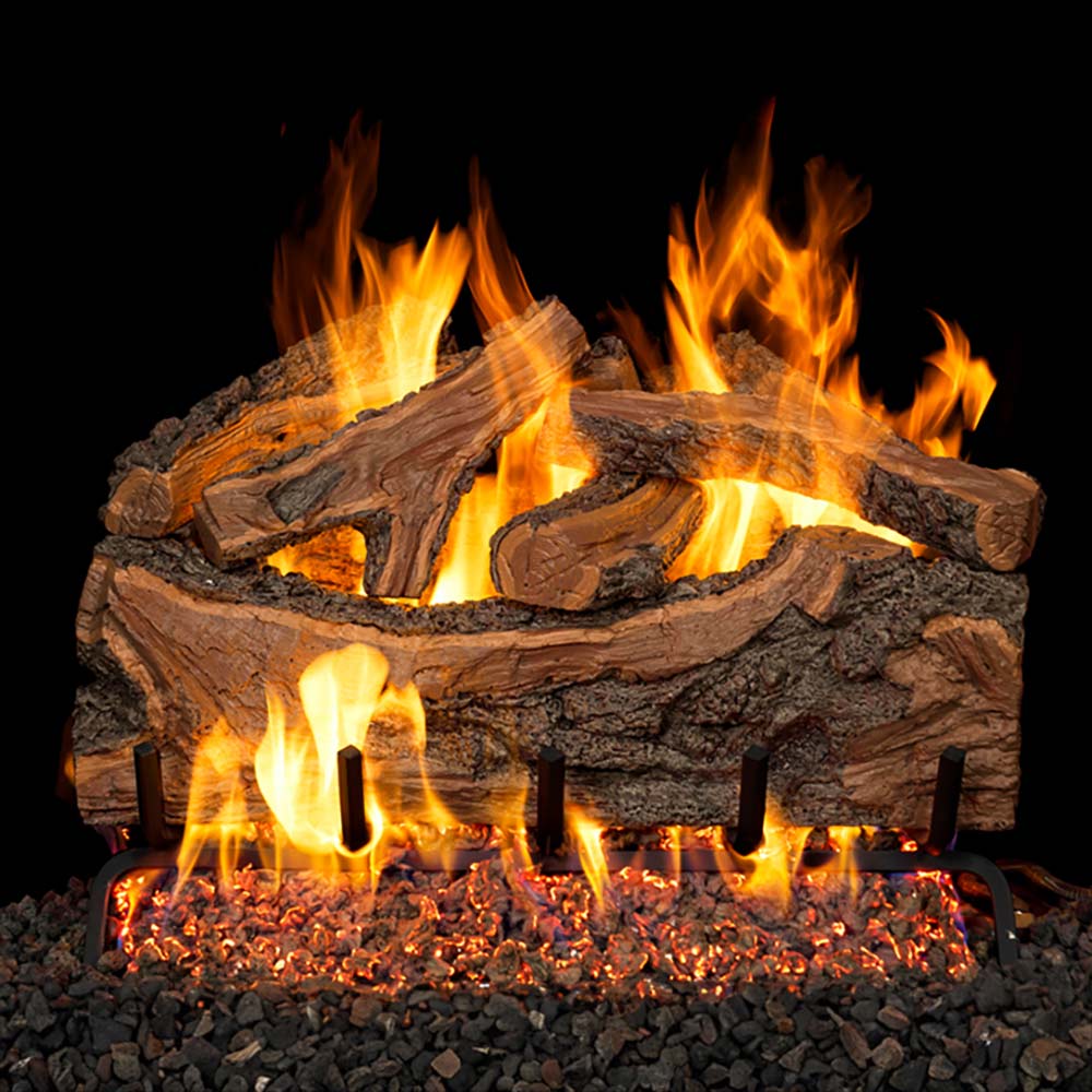 Real Fyre Forest Split Vented Gas Log Set, Stainless Steel, ANSI Certified