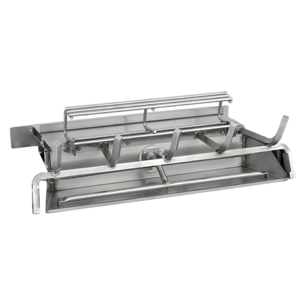Real Fyre ENS Charred Evergreen Split Oak Vented Gas Log Set, Stainless Steel, ANSI Certified