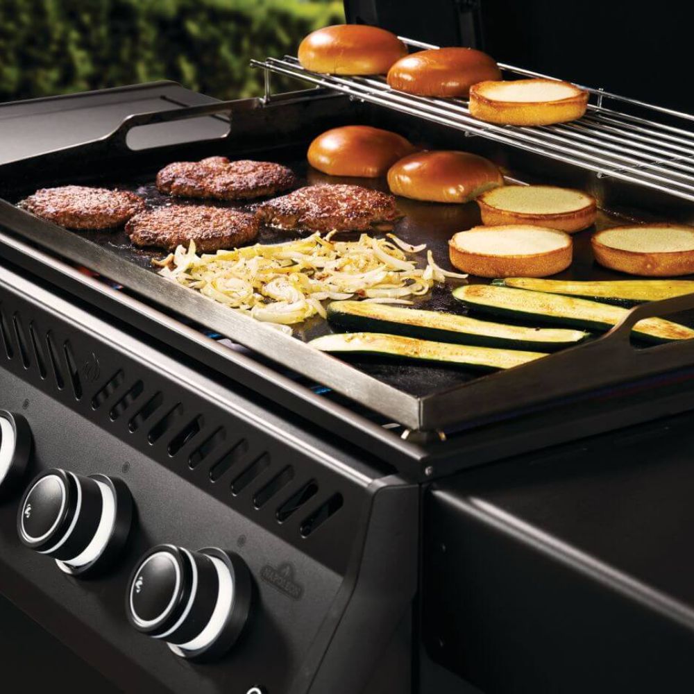 Napoleon Rogue PRO Phantom 30-Inch Gas Griddle, Black