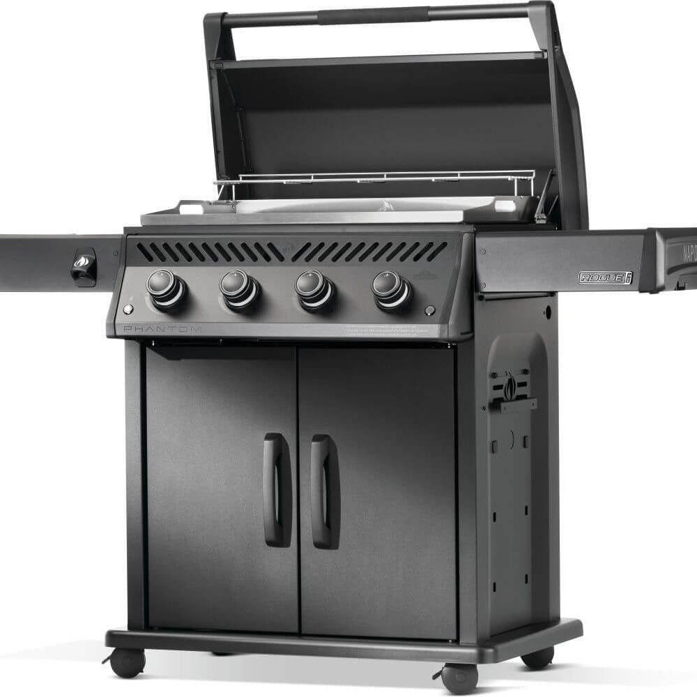 Napoleon Rogue PRO Phantom 30-Inch Gas Griddle, Black