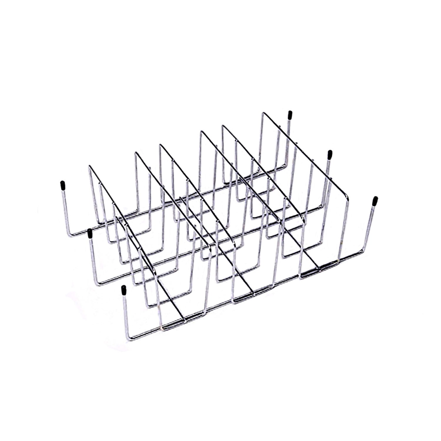 Modern Home Products RR2 Nickel Plated Steel Rib and Potato Rack, 12x8 ...