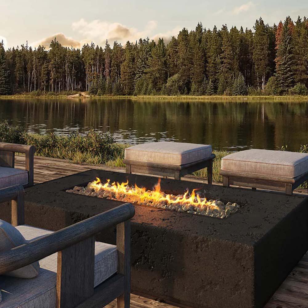 Firegear Sanctuary 1 56x38-Inch Pro Series Concrete Gas Fire Table