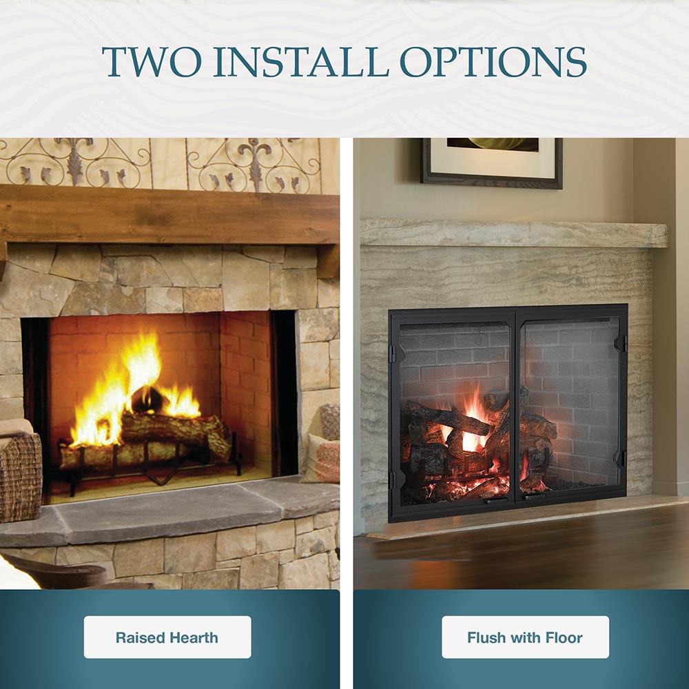 Majestic SB100 Biltmore 50-Inch Radiant Wood Burning Fireplace