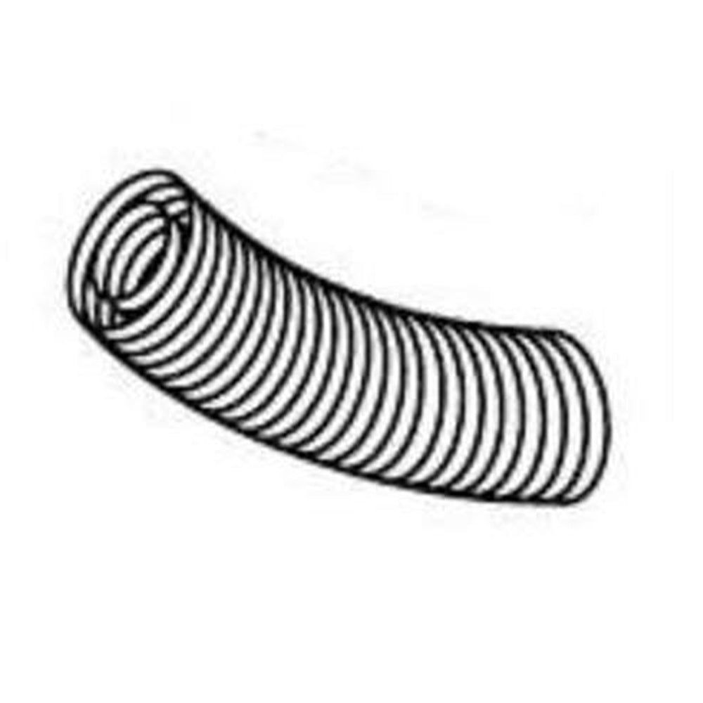 Flexible ribbed vent duct, dark/black, 18-ft length, for 4.5x7.5-in direct vent