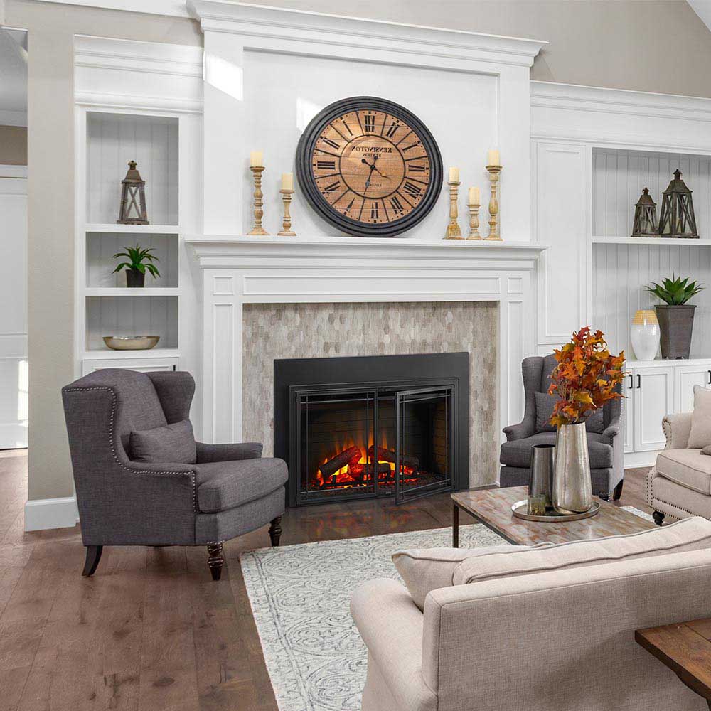 SimpliFire 35-Inch Built-In Electric Fireplace