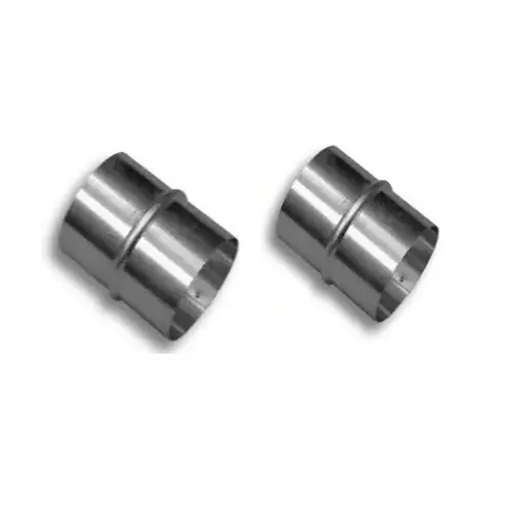 Flex extension coupler kit, two metal 4x7-inch couplers
