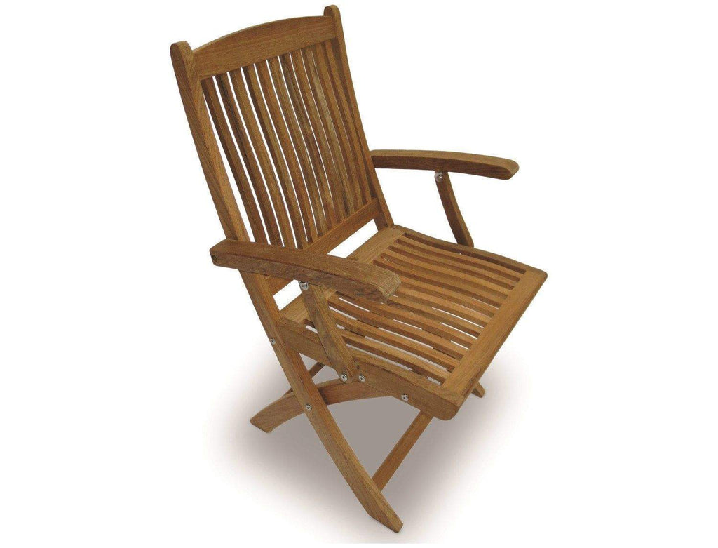 Royal Teak Collection Sailor Teak Folding Arm Chair