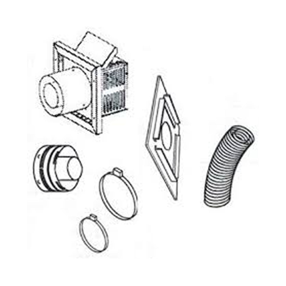 Superior Flexible 18-Inch Vent with Termination for 4.5x7.5-Inch SecureFlex Direct Vent System