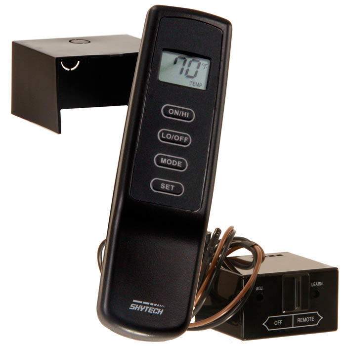 Skytech MRCK TH (SR-1001TH) Thermostat Fireplace Remote Control with Flame Adjustment for Servo Motor Gas Valves